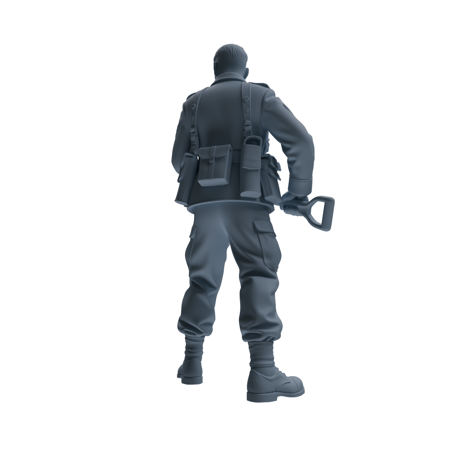 MRY-SFW SSTR185 Miniatures Soldier Model Kit Combat Engineer Soldier Pose Modern Model 4 pcs Secondary image