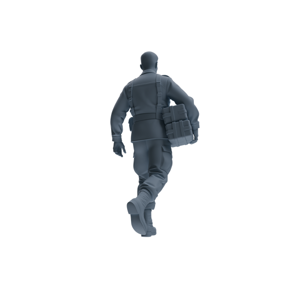 MRY-SFW SSTR179 Miniatures Soldier Model Kit Logistics Soldier Pose Modern Model 3 pcs