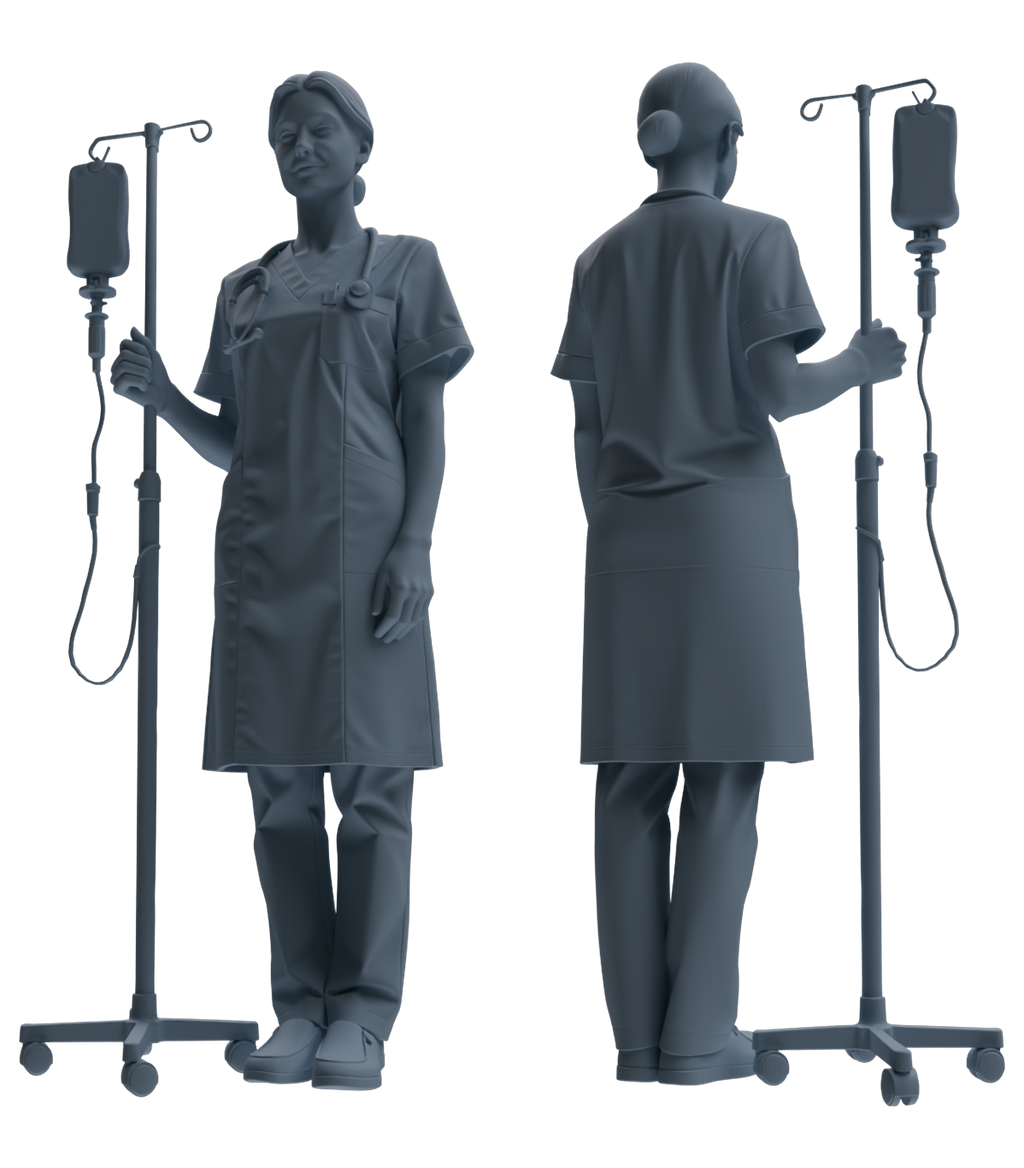 MRY-SFW SSTR206 Miniatures Soldier Model Kit Field Medical Scene Soldier Model 4 pcs
