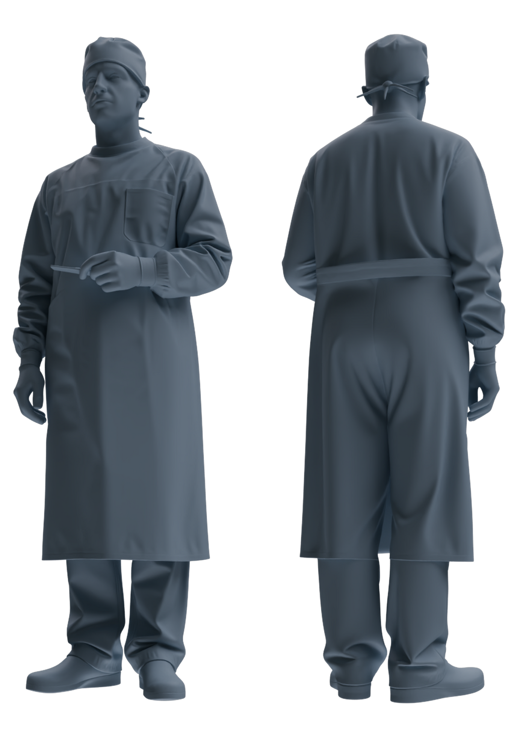 MRY-SFW SSTR206 Miniatures Soldier Model Kit Field Medical Scene Soldier Model 4 pcs