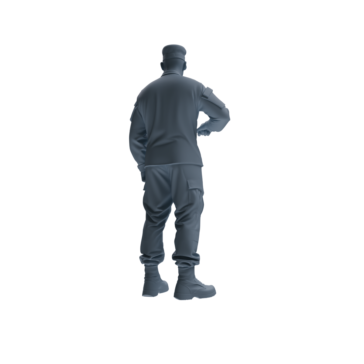 MRY-SFW SSTR179 Miniatures Soldier Model Kit Logistics Soldier Pose Modern Model 3 pcs — detail view 5