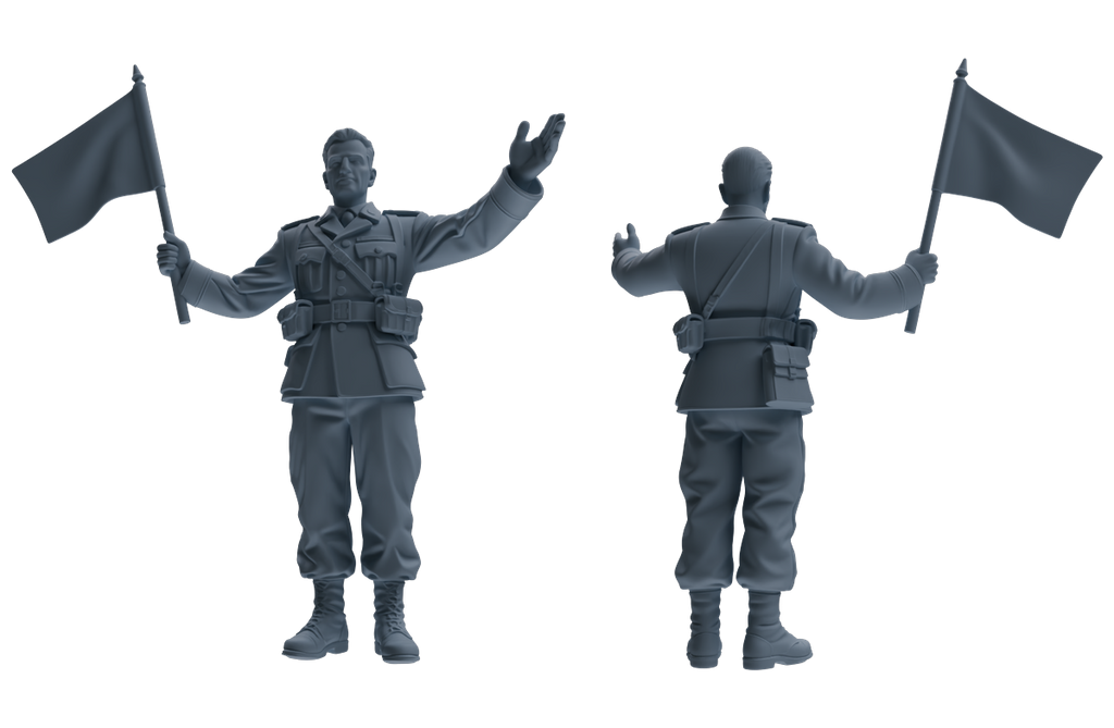 MRY-SFW SSTR190 Miniatures Soldier Model Kit Demolition Command Soldier Pose Modern Model 4 pcs
