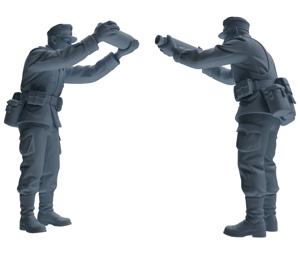 MRY-SFW SSTR191 Miniatures Soldier Model Kit Multi-Scenario Combat Soldier Pose Modern Model 5 pcs