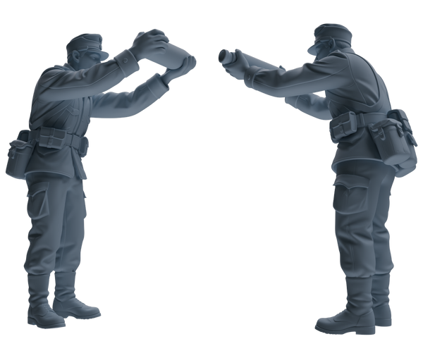 MRY-SFW SSTR191 Miniatures Soldier Model Kit Multi-Scenario Combat Soldier Pose Modern Model 5 pcs