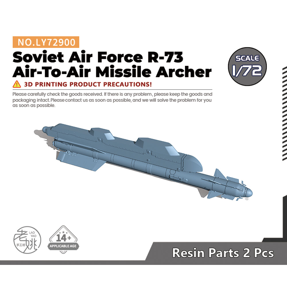 Yao's Studio LY900 Model upgrade Parts Soviet Air Force R-73 Air-To-Air Missile Archer — scale model kit