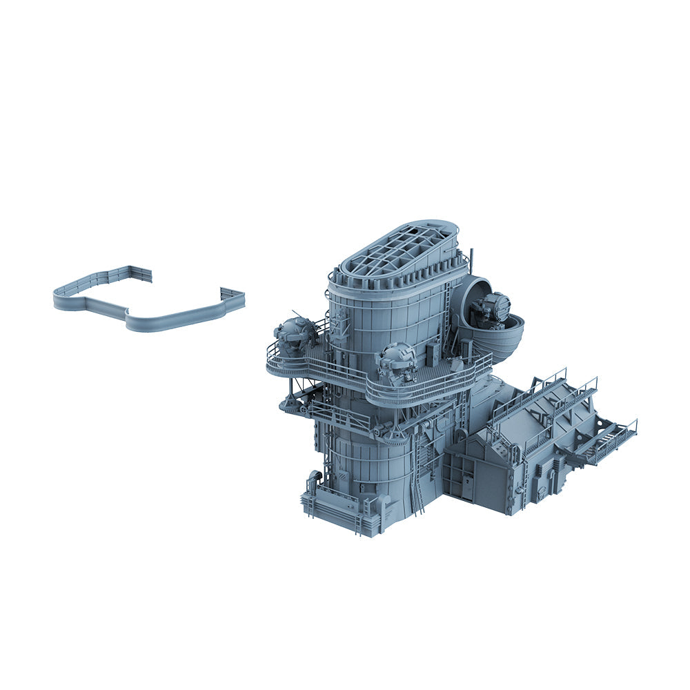 Yao's Studio LYCG335 Model Upgrade Parts Bismarck Battleship Chimney And Hangar — detail view 3