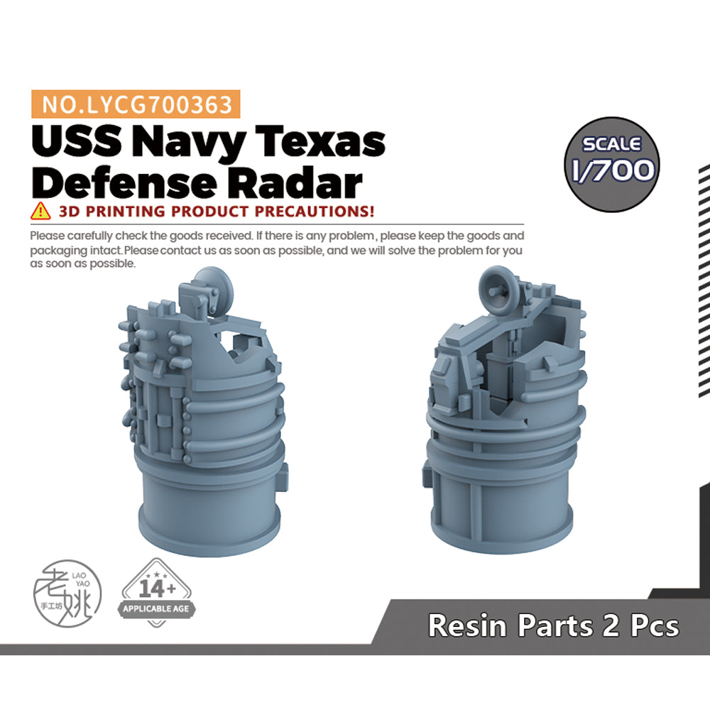 Yao's Studio LYCG363 Model Upgrades Parts USS Navy Texas Defense Radar — scale model kit