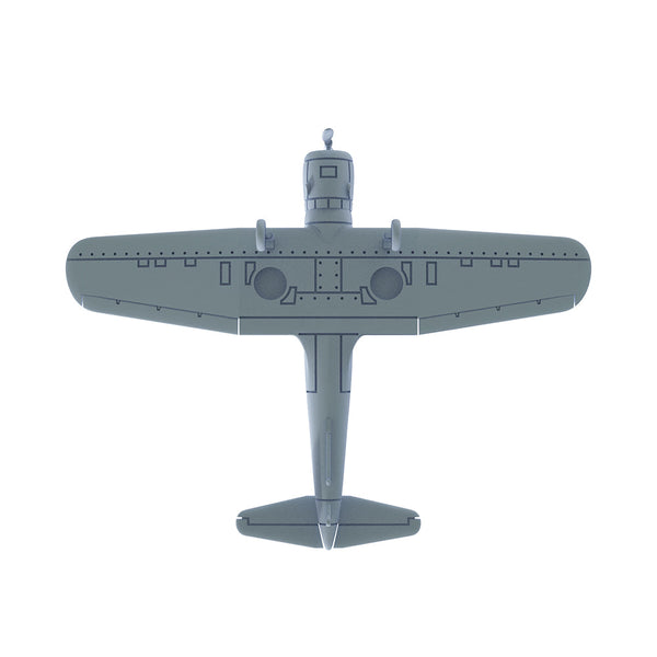 Yao's Studio LYR240A Military Model Kit USAF SB2U-3 Defender Dive Bomber Touch Down