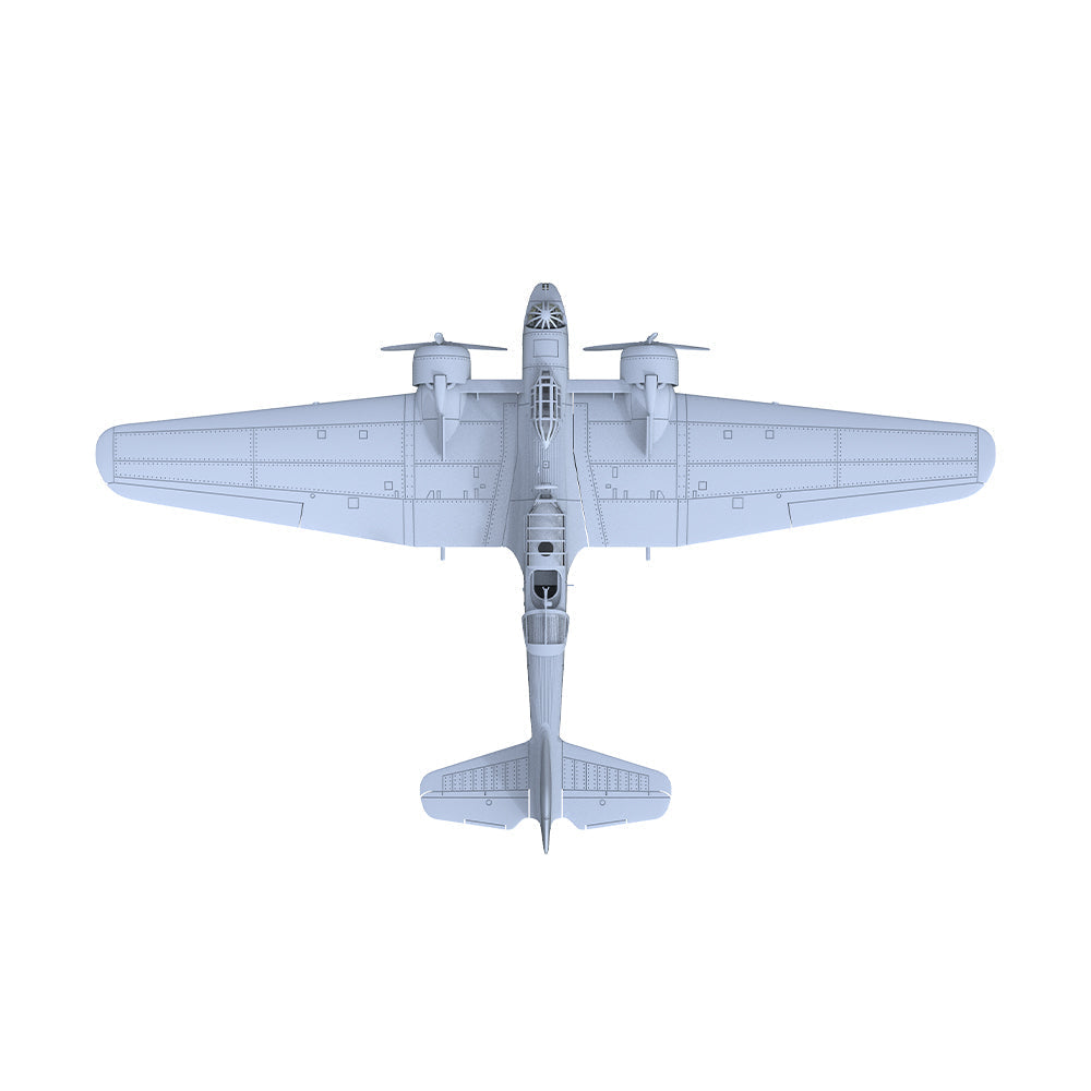 Yao's Studio LYR259B Military Model Kit USN Williiams Bros Martin B-10B Bomber Take Off — detail view 3