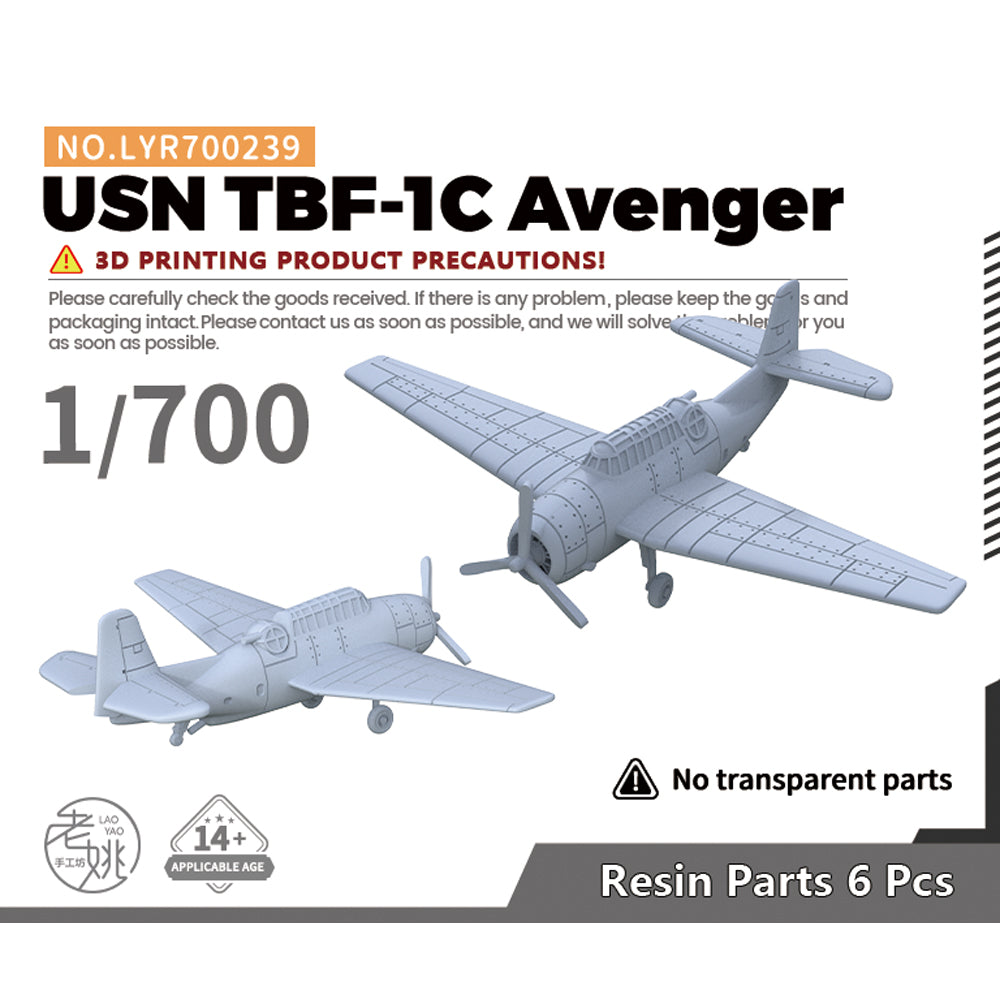 Yao's Studio LYR239 Military Model Kit USN TBF-1C