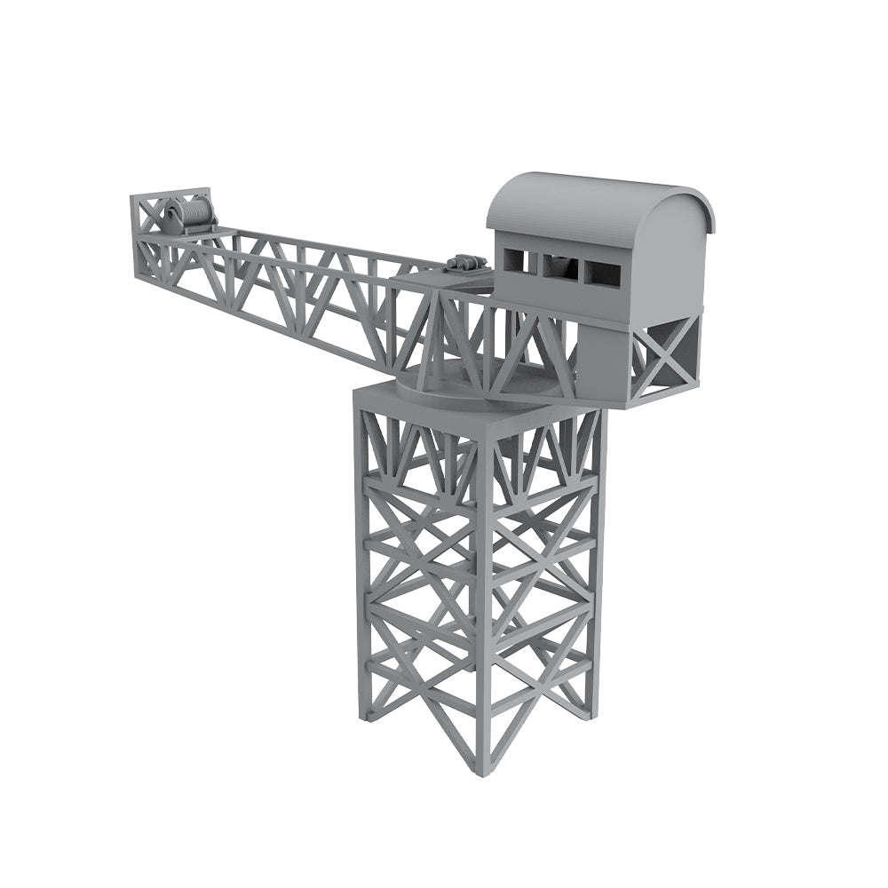 Yao's Studio LYT1000127 1/1000  Miniature Dock factory building Shipyard Display Tower Crane Dock Crane Arm Tower Main image