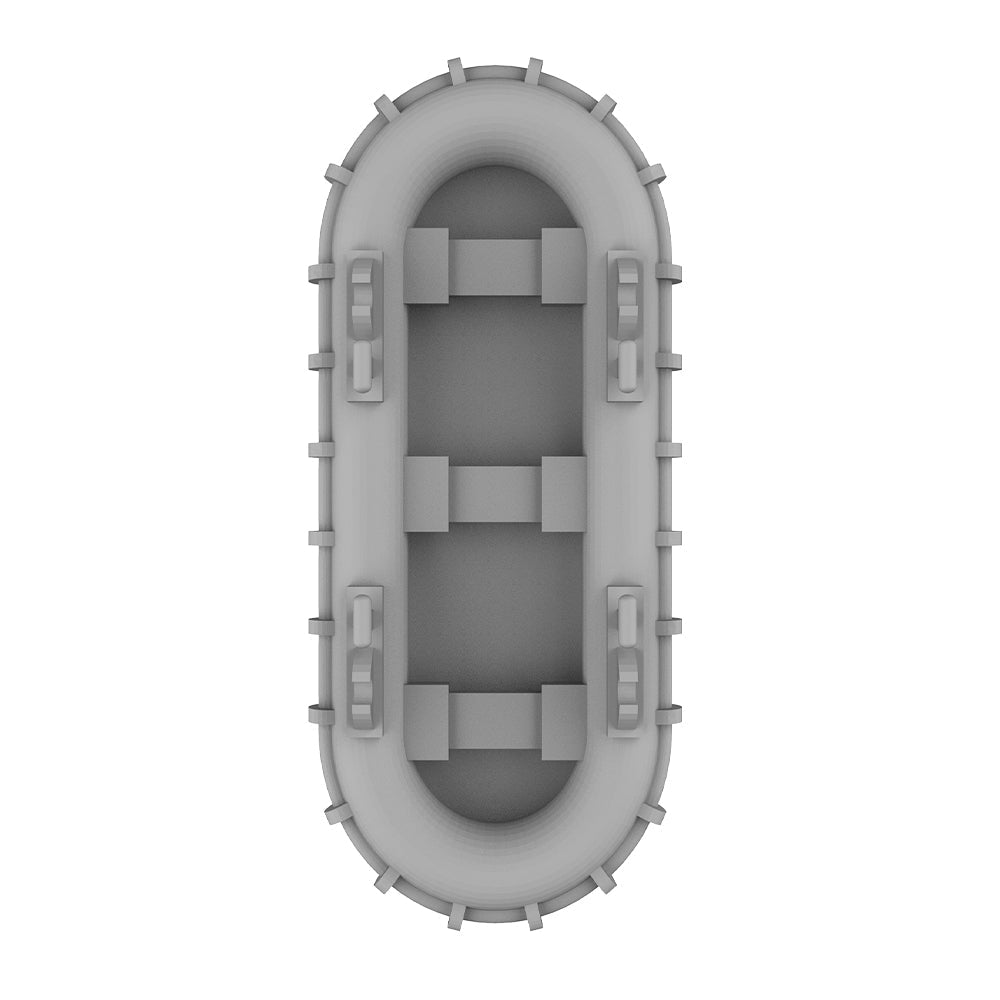 Yao's Studio LYT349 Inflatable Lifeboat Raft HO/OO/Z/N/TT Railroad Miniature Accessory Display Props — detail view 3