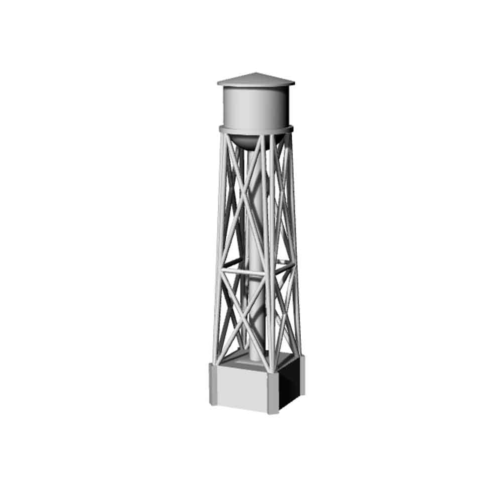 Yao's Studio LYT091 Water Tower HO/OO/Z/N/TT Railroad Miniature Accessory Display Props Secondary image