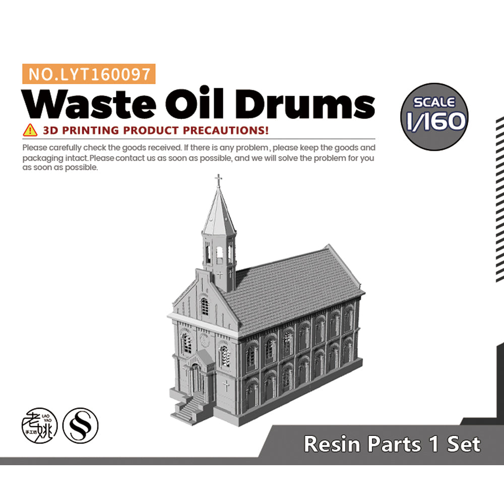 Yao's Studio LYT097 Waste Oil Drums Military Base Miniature Accessory Props — scale model kit