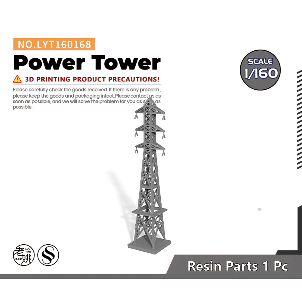 Yao's Studio LYT168 Power Tower HO/OO/Z/N/TT Railroad Miniature Accessory Display Props Main image