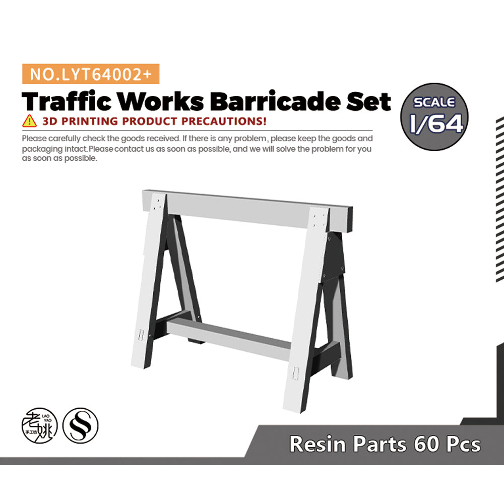 Yao's Studio LYT002+ Traffic Works Barricade Set Antenna Diecast toys car diorams Main image