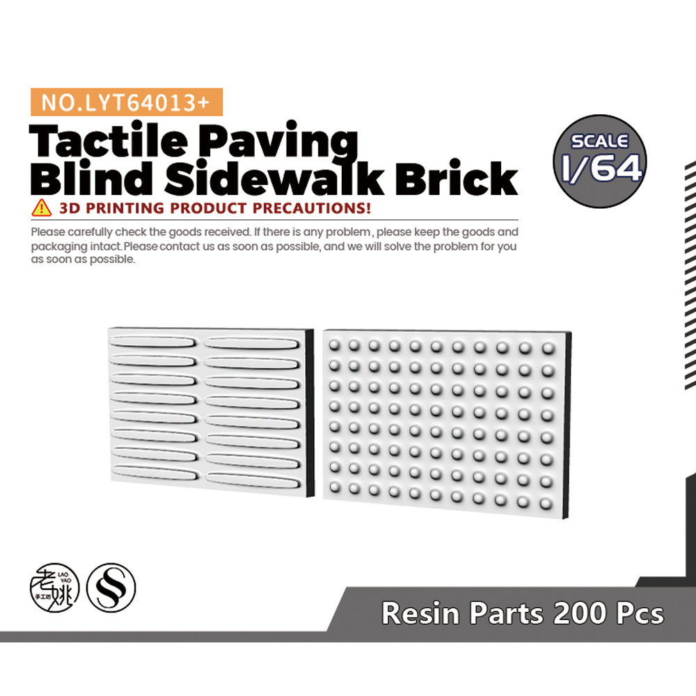 Yao's Studio LYT013+ Tactile Paving Blind Sidewalk Brick Diecast toys car diorams Main image
