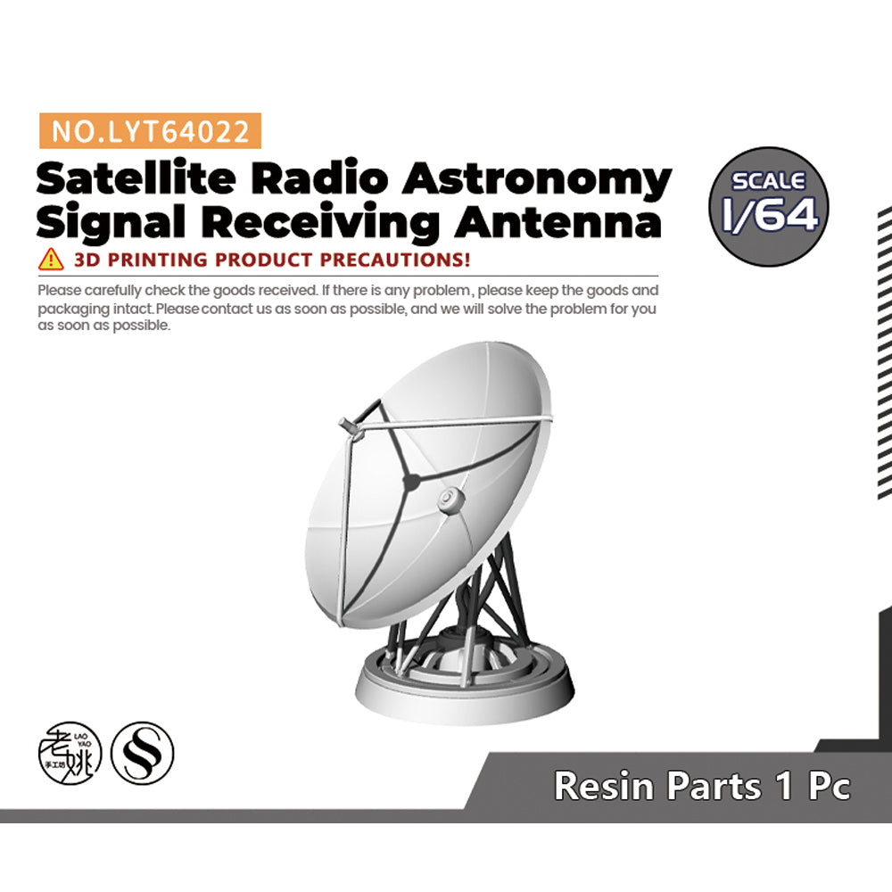 Yao's Studio LYT022 Satellite Radio Astronomy  Signal Receiving Antenna Diecast toys car diorams Main image