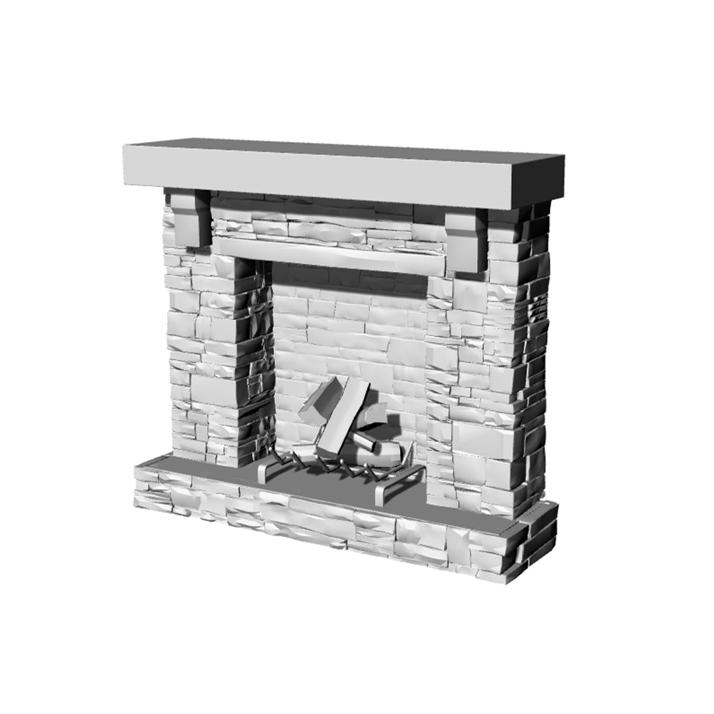 Yao's Studio LYT051 Stone Fireplace Type-1 Diecast toys car diorams Secondary image