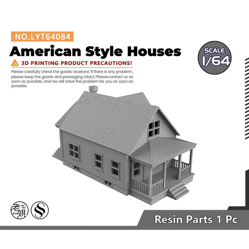 Yao's Studio LYT084 American Style Houses Diecast toys car diorams Main image