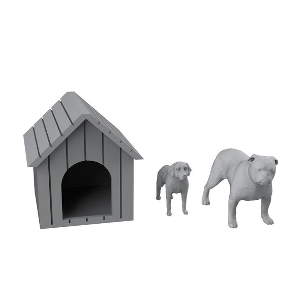 Yao's Studio LYT102 Dogs And Kennel Diecast toys car diorams