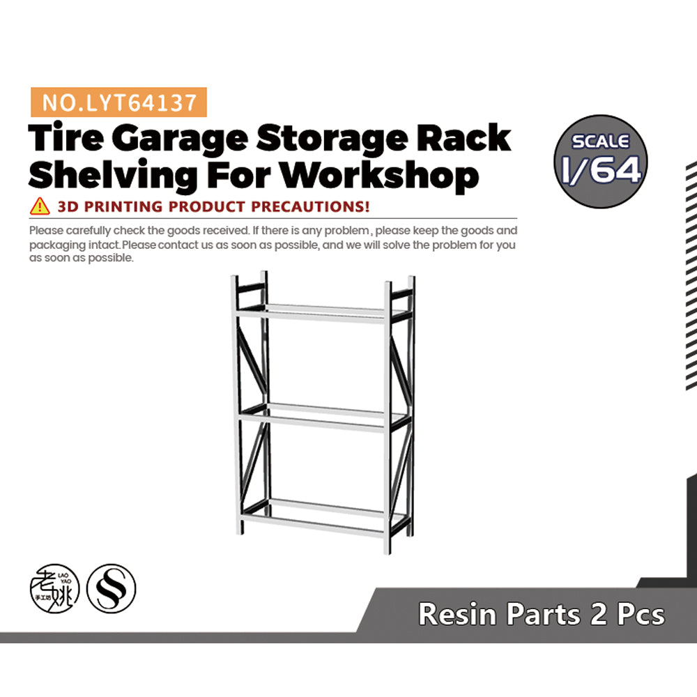 Yao's Studio LYT137 Tire Garage Storage Rack Shelving For Workshop Diecast toys auto parts parts Main image
