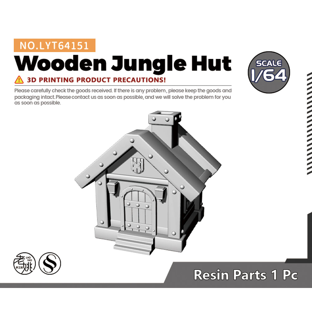Yao's Studio LYT151 Wooden Jungle Hut Diecast toys car diorams Main image