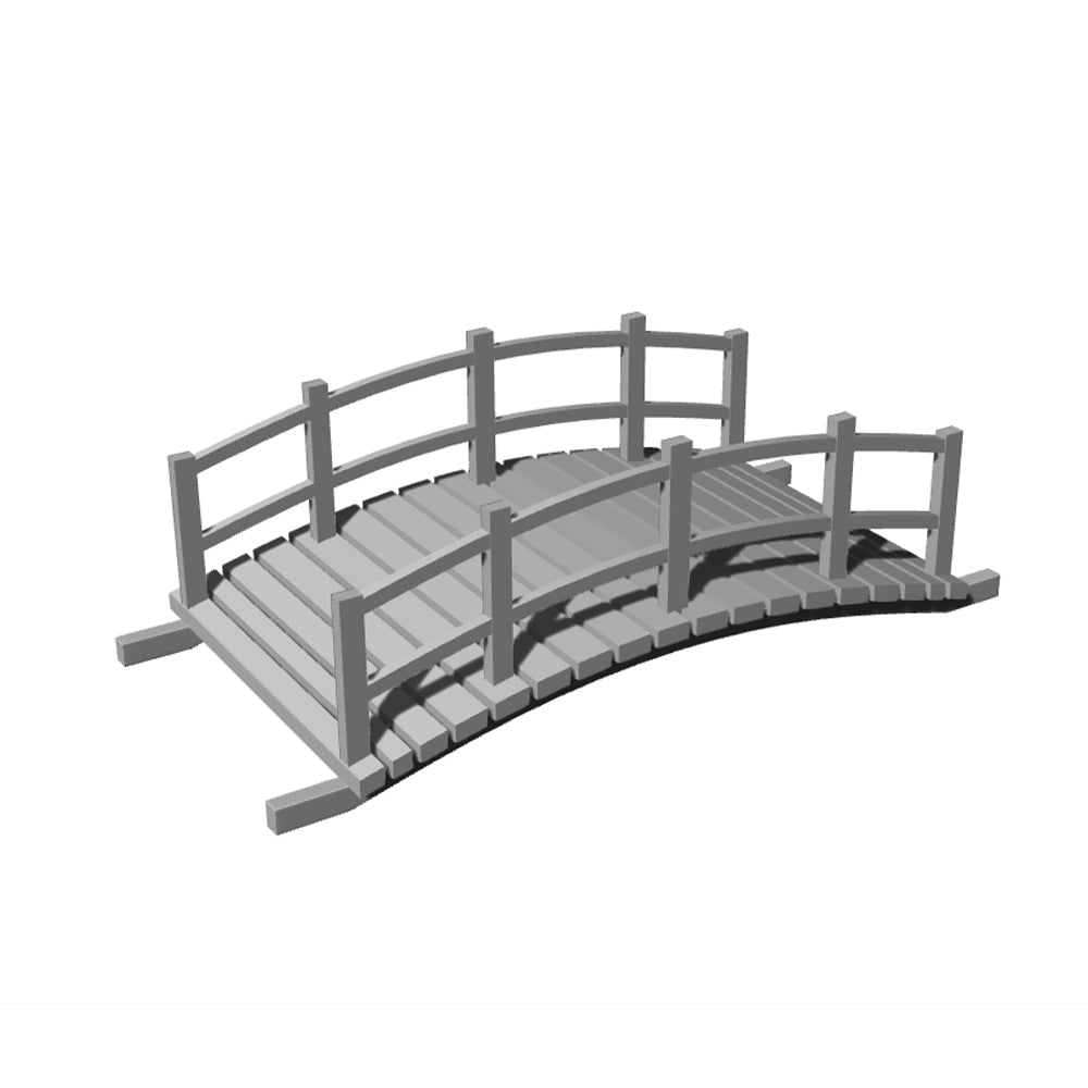 Yao's Studio LYT175 Park Landscape Small Bridge Architecture Diecast toys car diorams Secondary image