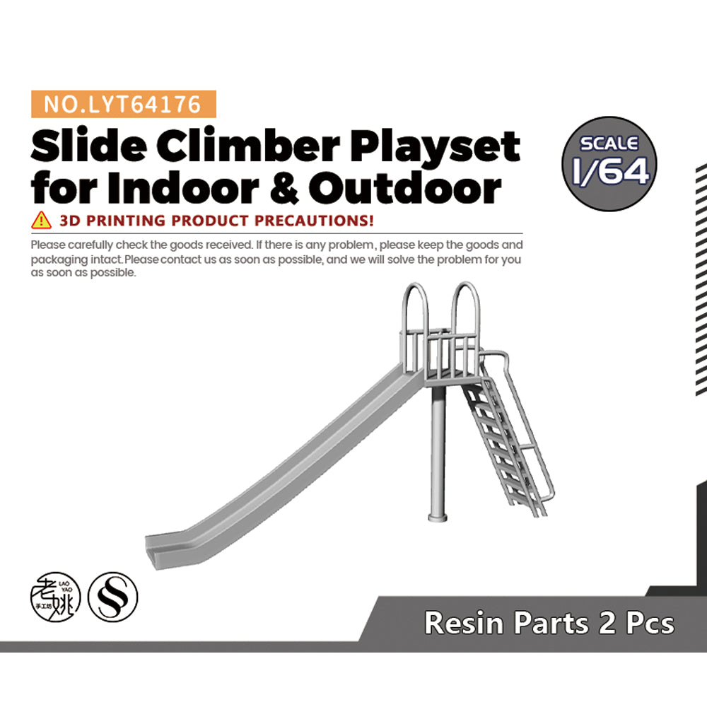 Yao's Studio LYT176 Slide Climber Playset  for Indoor & Outdoor Diecast toys car diorams