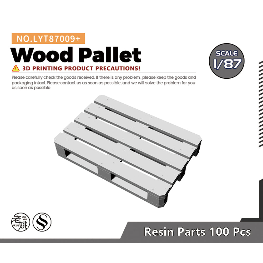 Yao's Studio LYT009 Wood Pallet Diecast toys car diorams Main image