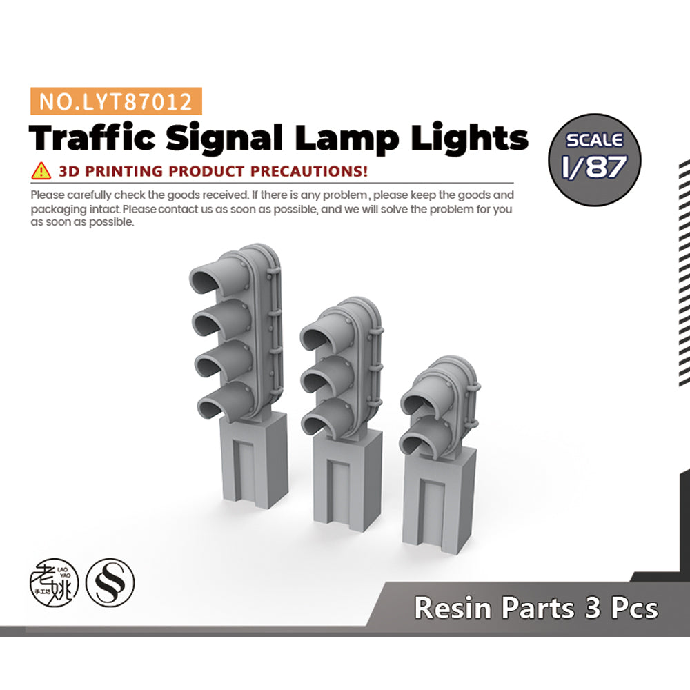 Yao's Studio LYT012 Traffic Signal Lamp Lights Military Base Miniature Accessory Props — scale model kit