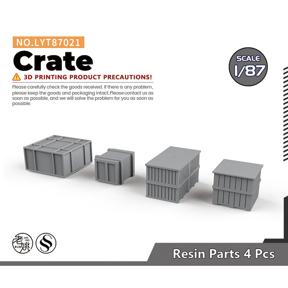 Yao's Studio LYT021 Crate Military Base Miniature Accessory Props Main image