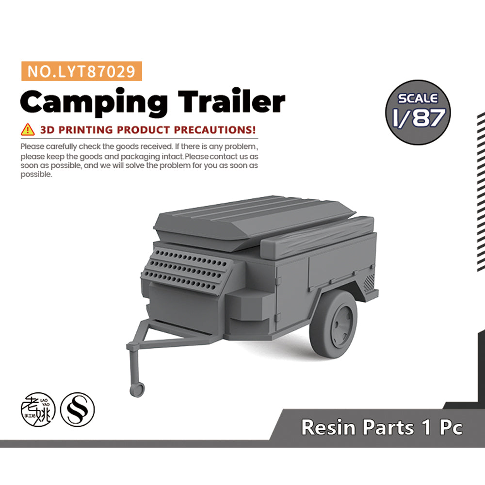 Yao's Studio LYT029 Camping Trailer Diecast toysauto parts parts Main image