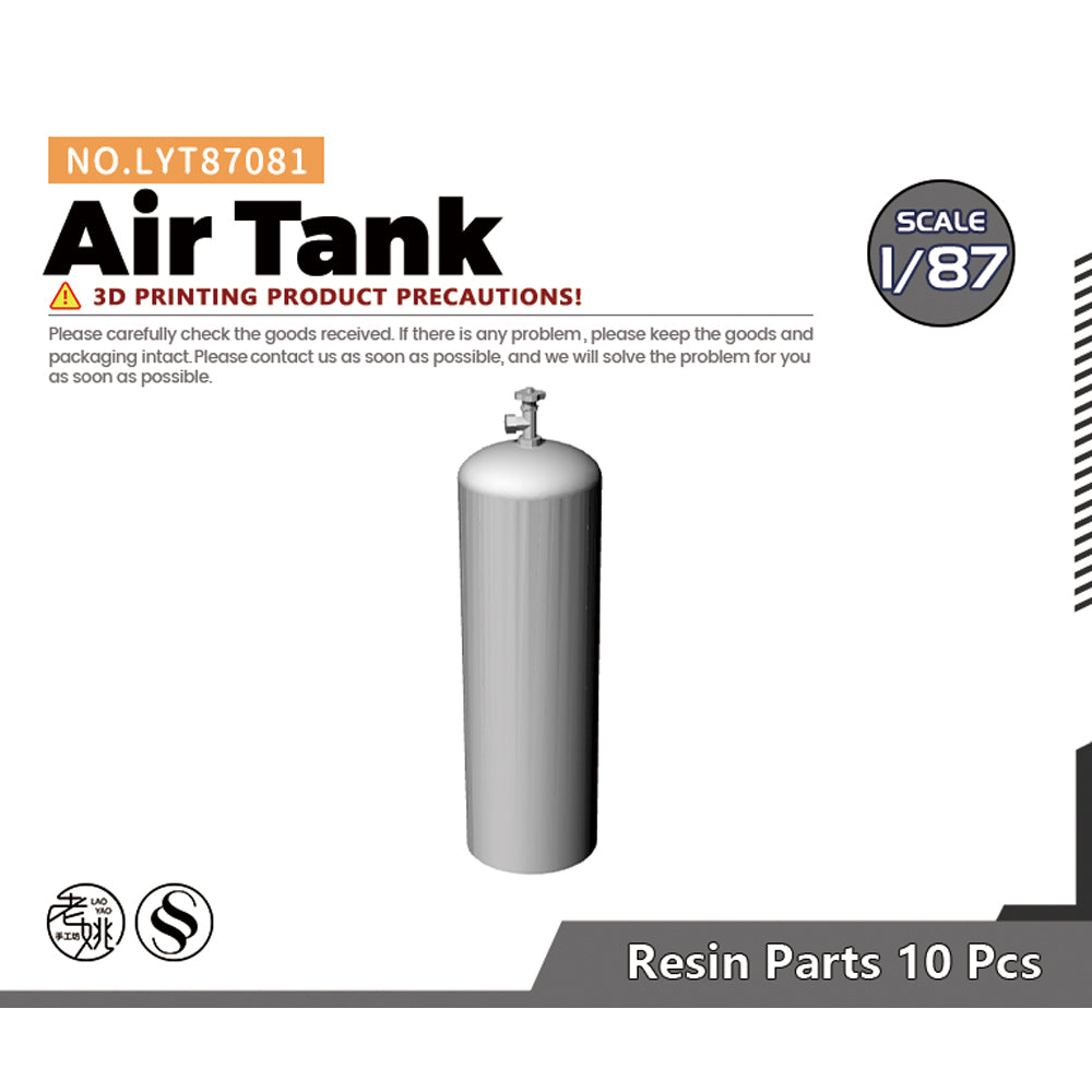 Yao's Studio LYT081 Air Tank HO/OO/Z/N/TT Railroad Miniature Accessory Display Props — scale model kit