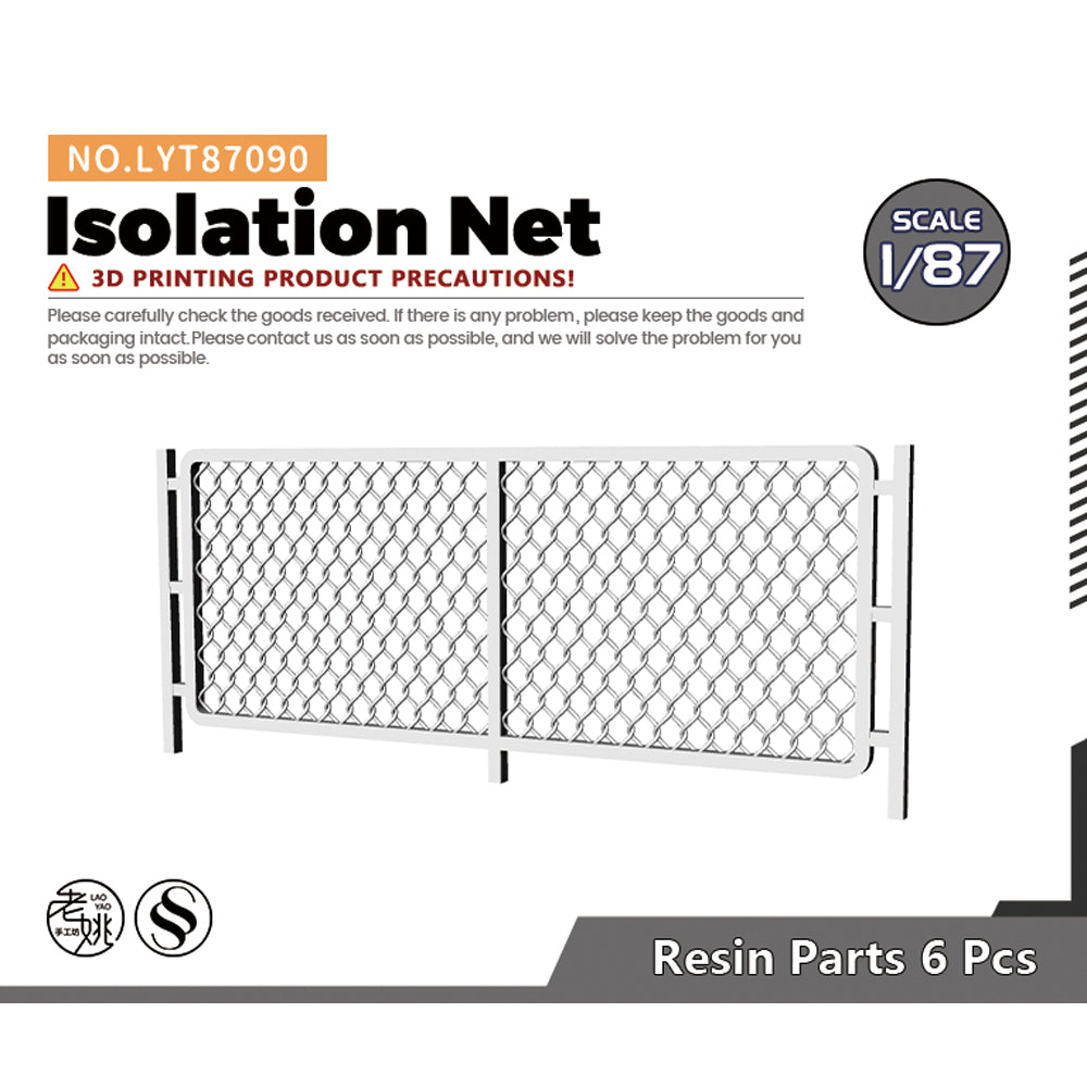 Yao's Studio LYT090 Isolation Net HO/OO/Z/N/TT Railroad Miniature Accessory Display Props Main image