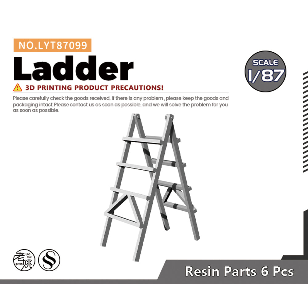Yao's Studio LYT099 Model Ladder HO/OO/Z/N/TT Railroad Miniature Accessory Display Props Main image