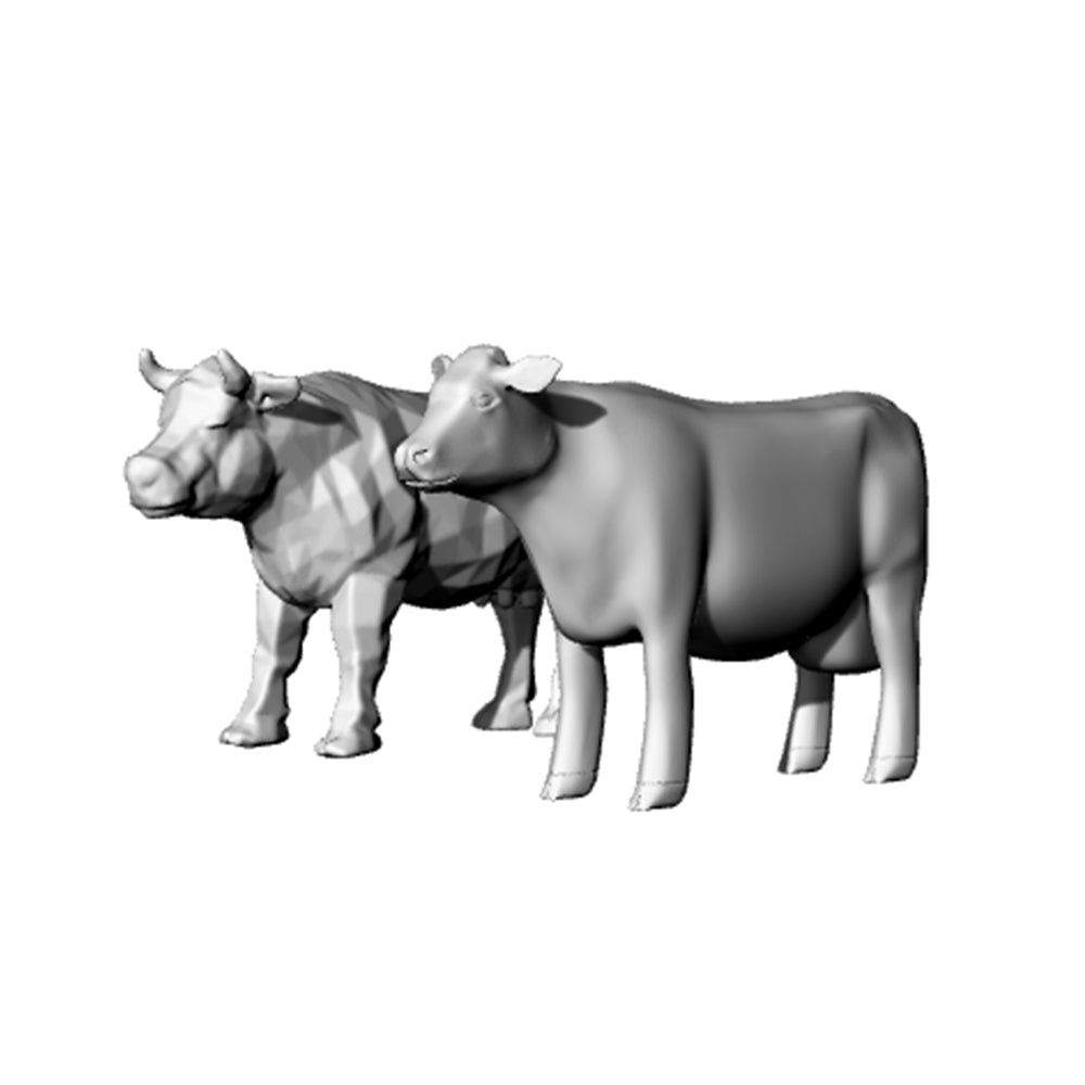Yao's Studio LYT103 Cattle HO/OO/Z/N/TT Railroad Miniature Accessory Display Props Secondary image