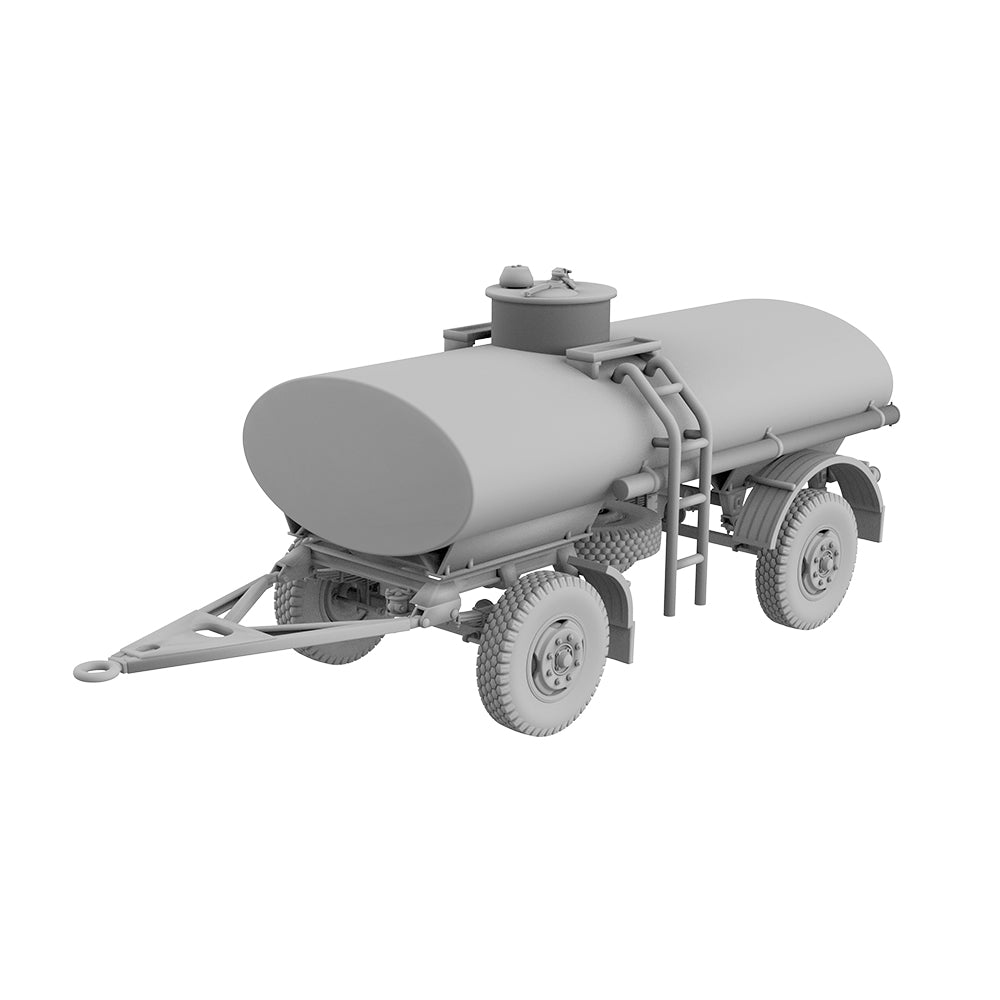Yao's Studio LYT125 Petrol Trailer for Semi Fuel Tank HO/OO/Z/N/TT Railroad Warehouse Dock Transportation Miniature Military Car Secondary image