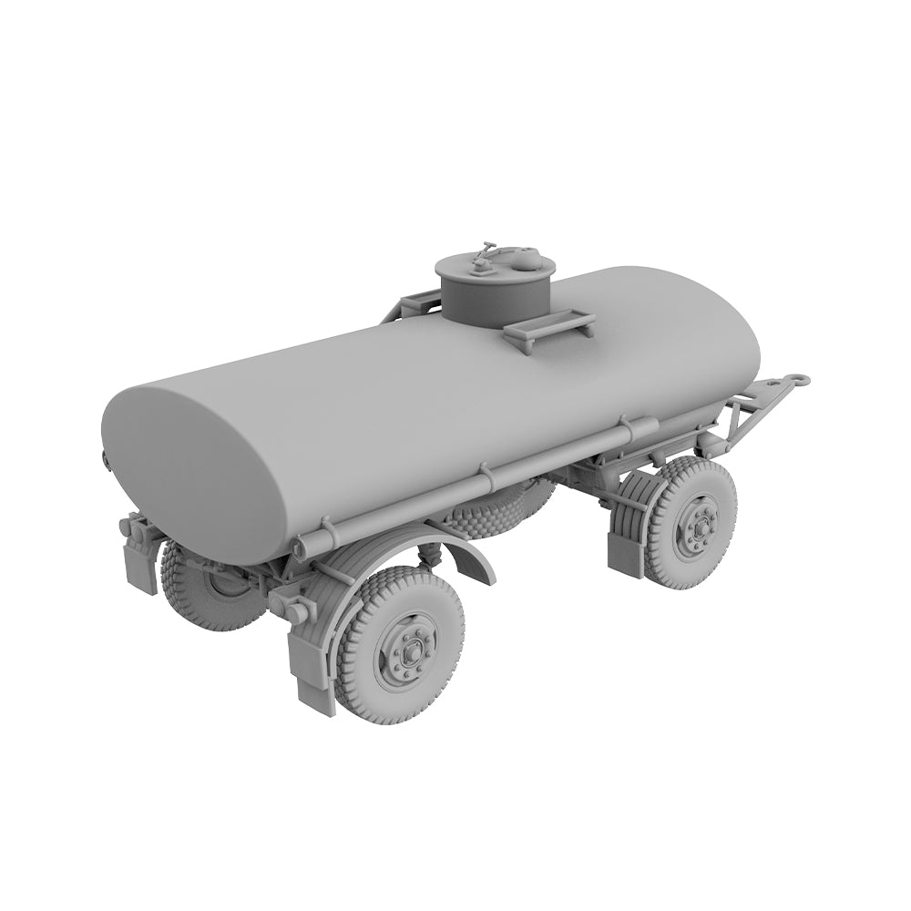 Yao's Studio LYT125 Petrol Trailer for Semi Fuel Tank HO/OO/Z/N/TT Railroad Warehouse Dock Transportation Miniature Military Car — detail view 3