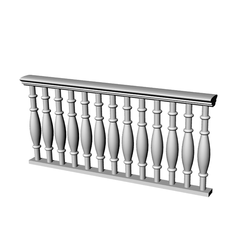 Yao's Studio LYT150 Roman Column Railing HO/OO/Z/N/TT Railroad Miniature Accessory Display Props Secondary image