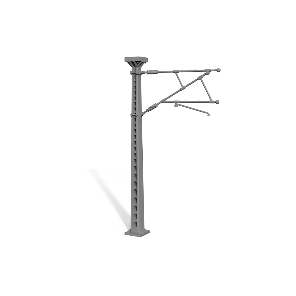 Yao's Studio LYT163 High Voltage Utility Pole HO/OO/Z/N/TT Railroad Miniature Accessory Display Props Secondary image