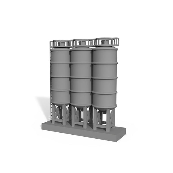 Yao's Studio LYT165 Storage Tank HO/OO/Z/N/TT Railroad Miniature Accessory Display Props