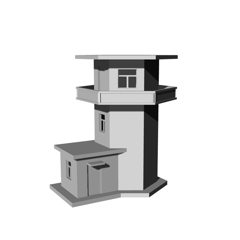 Yao's Studio LYT204 Scenery Building Lookout Tower HO/OO/Z/N/TT Railroad Miniature Diorama House Building — detail view 2
