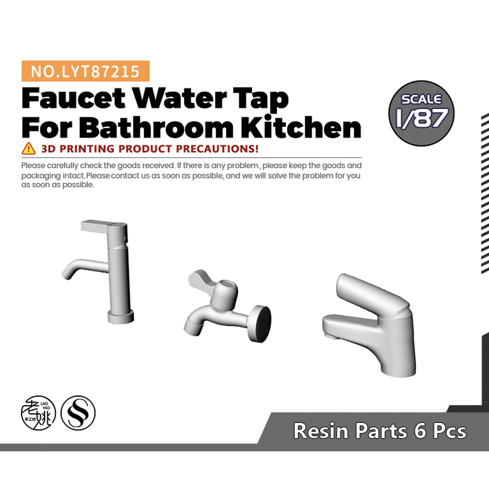 Yao's Studio LYT215 Faucet Water Tap For Bathroom Kitchen HO/OO/Z/N/TT Railroad Miniature Accessory Display Props Main image