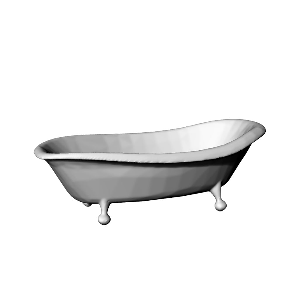 Yao's Studio LYT223 Bath Tub HO/OO/Z/N/TT Railroad Miniature Accessory Display Props Secondary image
