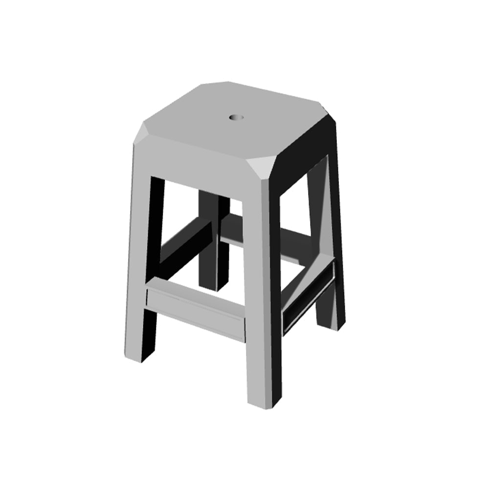 Yao's Studio LYT226 Camping Seat Taboret HO/OO/Z/N/TT Railroad Miniature Accessory Display Props — detail view 2