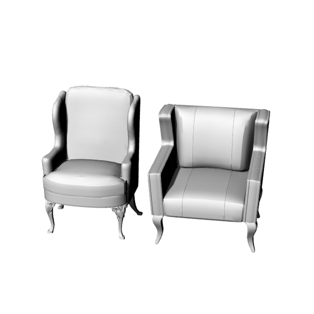 Yao's Studio LYT235 Sofa Chairs HO/OO/Z/N/TT Railroad Miniature Accessory Display Props Secondary image