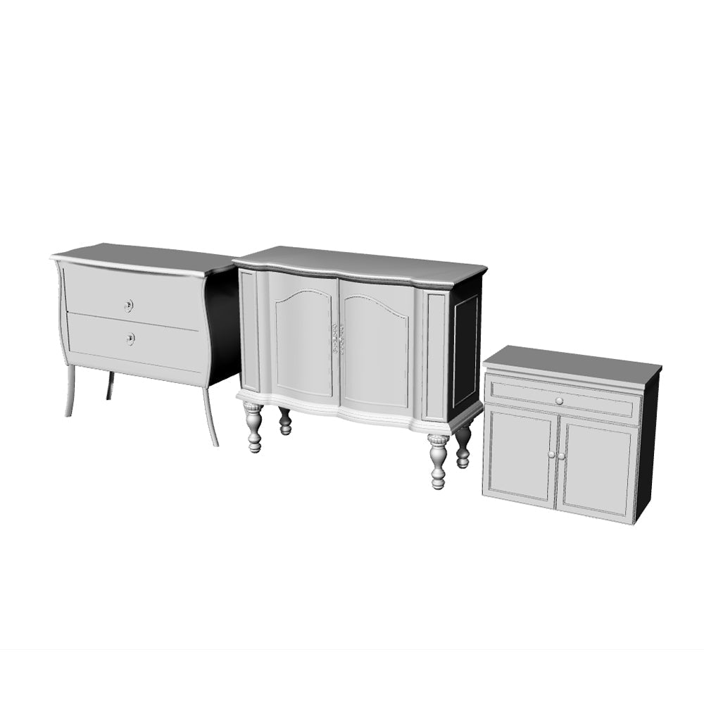 Yao's Studio LYT239 Storage Cabinet HO/OO/Z/N/TT Railroad Miniature Accessory Display Props Secondary image