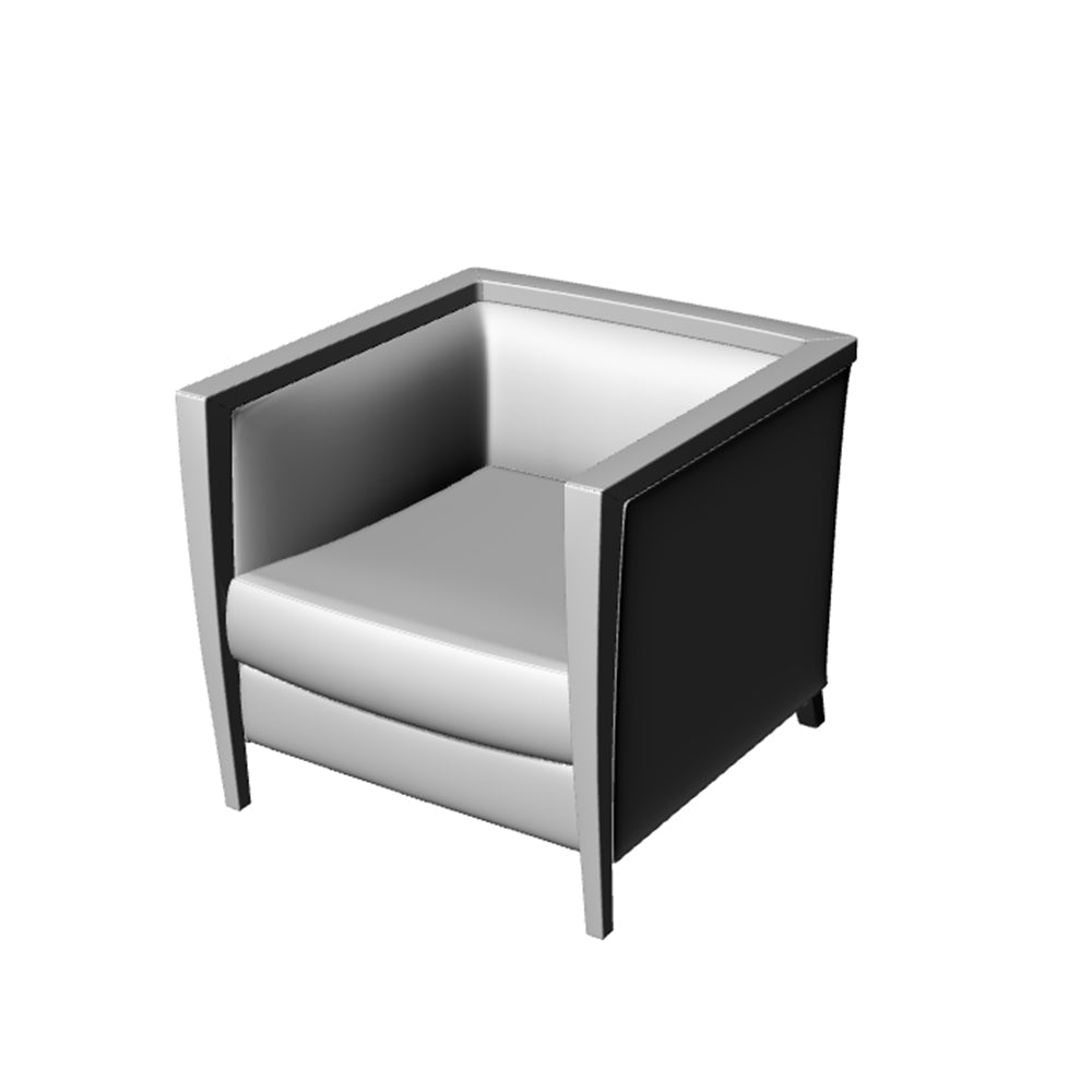 Yao's Studio LYT251 Single Sofa-2 HO/OO/Z/N/TT Railroad Miniature Accessory Display Props — detail view 2