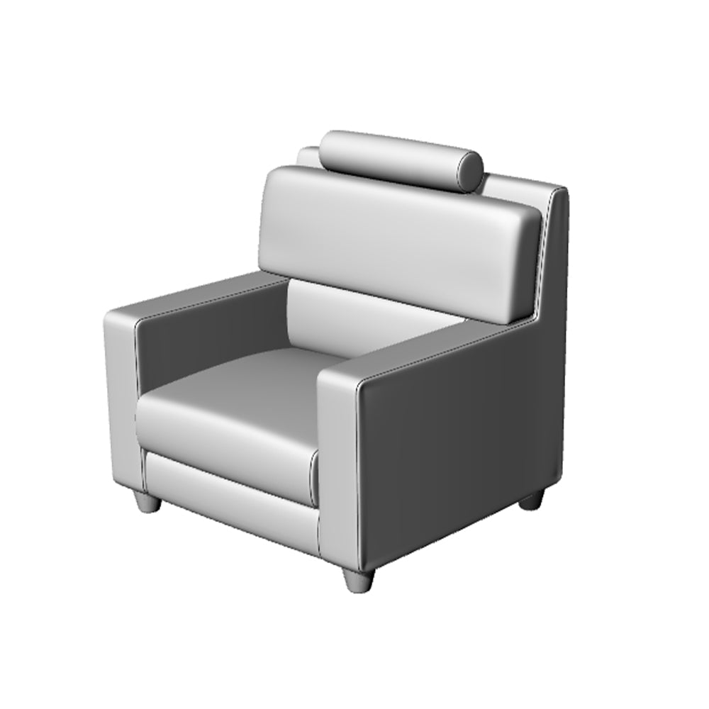 Yao's Studio LYT253 Single Sofa-4 HO/OO/Z/N/TT Railroad Miniature Accessory Display Props Secondary image
